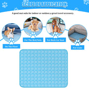 Pet Cooling Mat Cool Pad Cushion Dog Cat Puppy Blanket