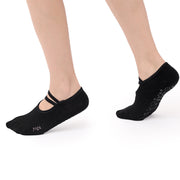 Non-slip yoga socks ballet style fitness boat socks sports