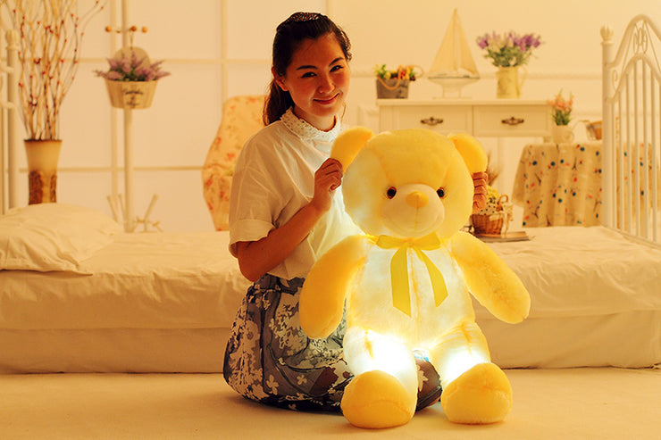 Creative Light Up LED Teddy Bear Stuffed Animals Plush Toy