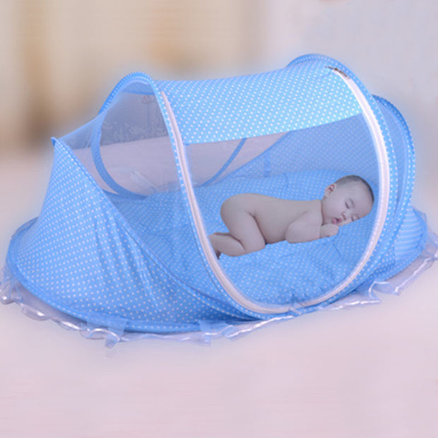 Foldable  Baby Bed Net With Pillow Net 2pieces Set