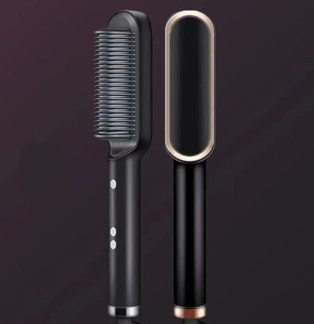 New 2 In 1 Hair Straightener Hot Comb