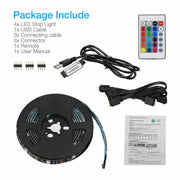 4x50CM USB 5V RGB LED Strip Background