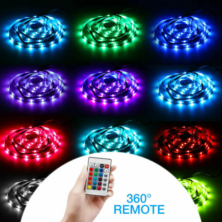 4x50CM USB 5V RGB LED Strip Background