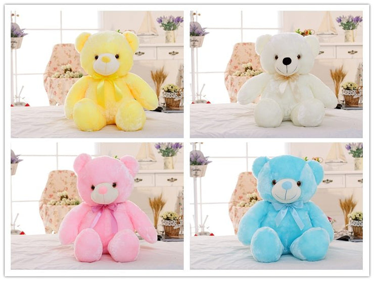 Creative Light Up LED Teddy Bear Stuffed Animals Plush Toy