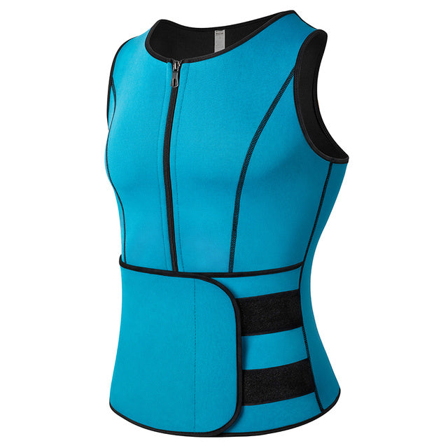 Men Sweat Vest Sauna Suit Waist Trainer Vest