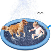 Non-Slip Splash Pad For Kids And Pet Dog Pool Summer