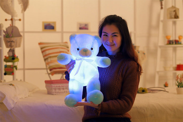 Creative Light Up LED Teddy Bear Stuffed Animals Plush Toy