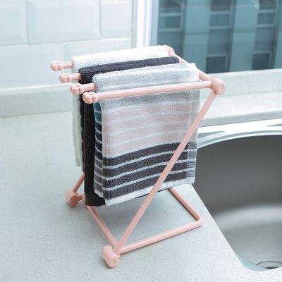 Foldable Dishcloth Shelf Kitchen Accessories Gadget Organizer