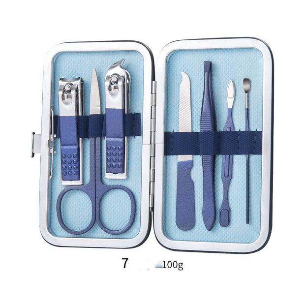 Professional Scissors Nail Clippers Set Ear Spoon