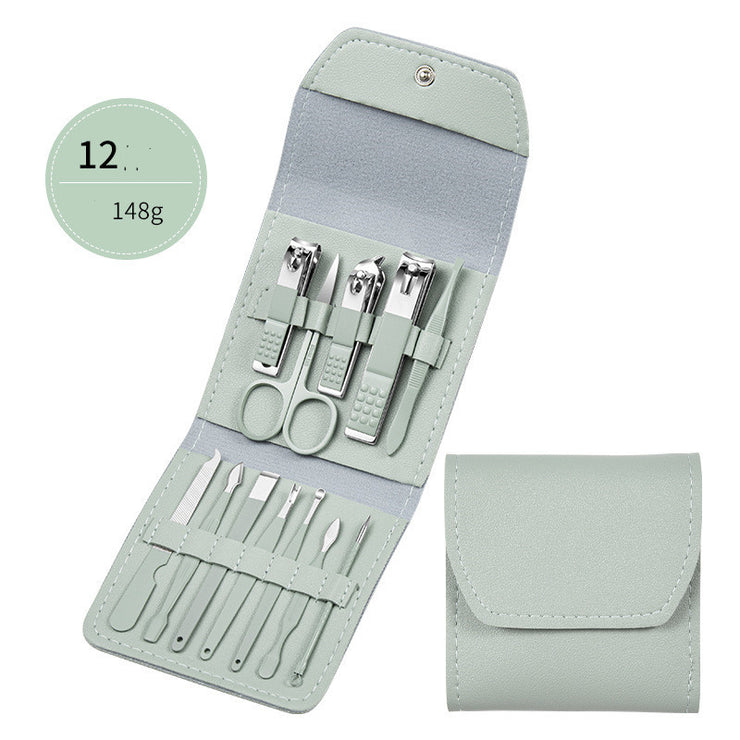 Professional Scissors Nail Clippers Set Ear Spoon