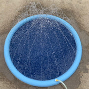 Non-Slip Splash Pad For Kids And Pet Dog Pool Summer