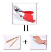 2-in-1 Non-Stick Heat Resistant Smart Kitchen Tongs