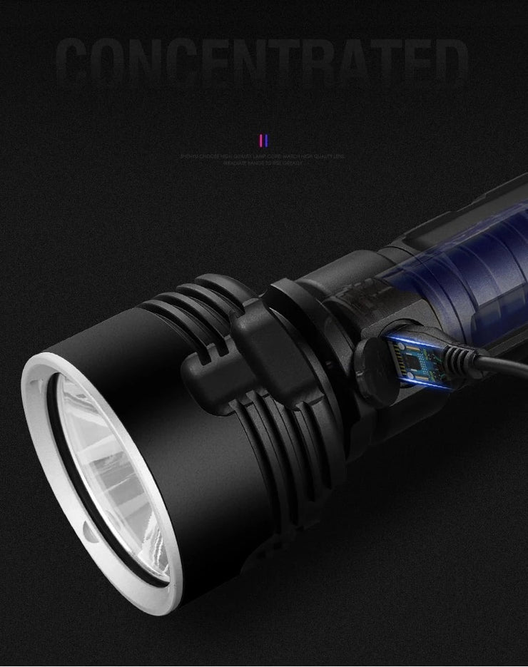 Strong Flashlight Focusing Led Flash Light