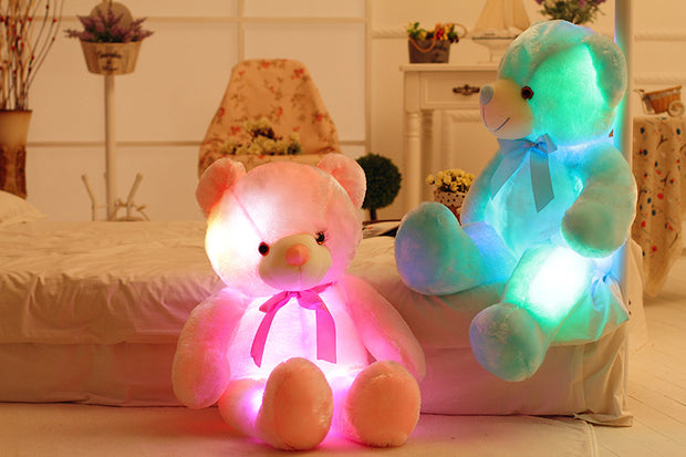 Creative Light Up LED Teddy Bear Stuffed Animals Plush Toy