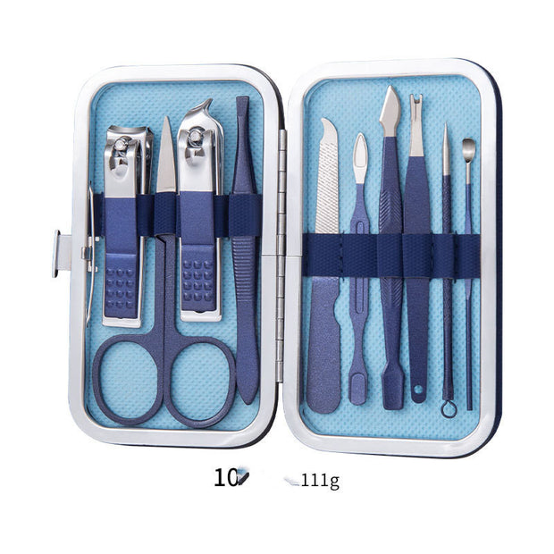 Professional Scissors Nail Clippers Set Ear Spoon