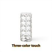 Nordic Crystal Lamp USB Table Lamps Bedroom Touch