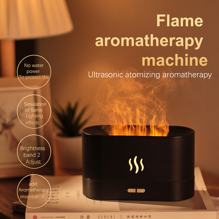 Drop Shipping Factory Direct Sale Fire Flame Humidifier Aroma