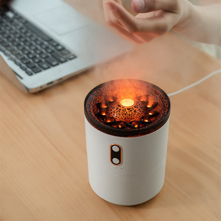 Volcanic Flame Aroma Essential Oil Diffuser USB Portable