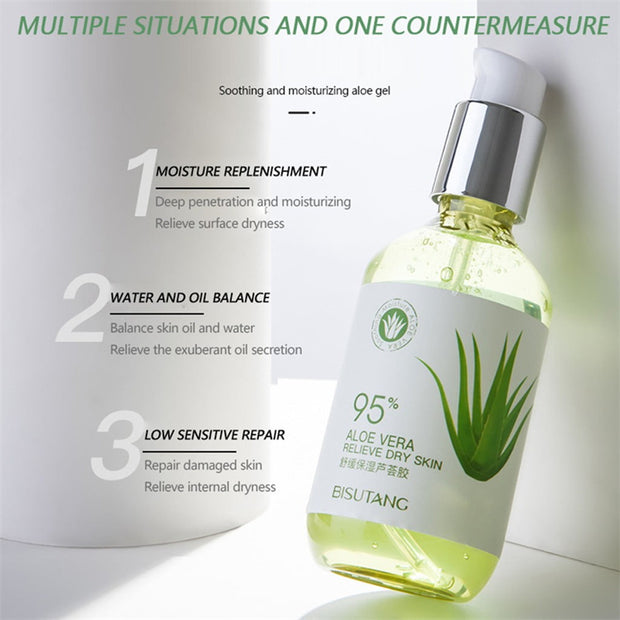 Aloe Gel Moisturizing Lotion Facial Cream Perfectly