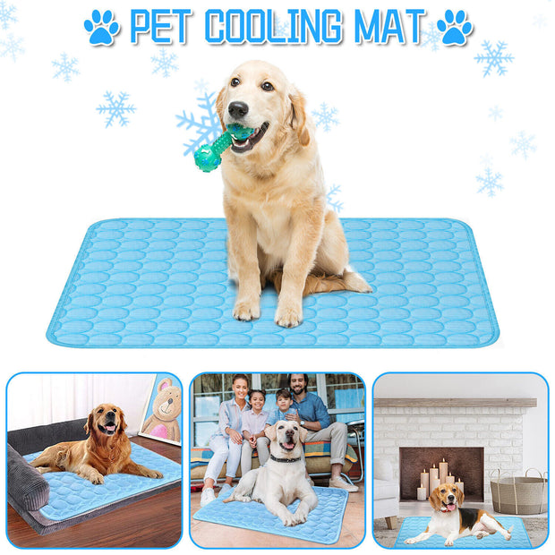 Pet Cooling Mat Cool Pad Cushion Dog Cat Puppy Blanket