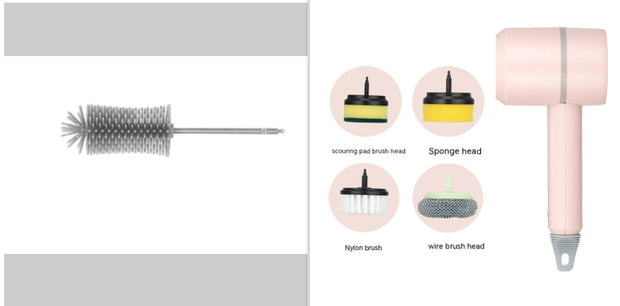 Electric Cleaning Brush Dishwashing Brush Automatic Wireless