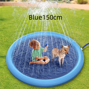 Non-Slip Splash Pad For Kids And Pet Dog Pool Summer