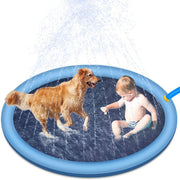 Non-Slip Splash Pad For Kids And Pet Dog Pool Summer