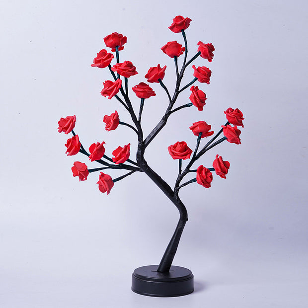 Table Lamp Flower Tree Rose Lamps Fairy Desk Night Lights