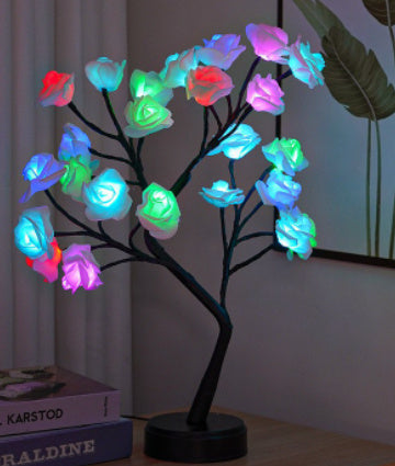 Table Lamp Flower Tree Rose Lamps Fairy Desk Night Lights