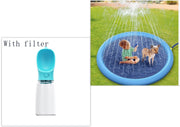 Non-Slip Splash Pad For Kids And Pet Dog Pool Summer