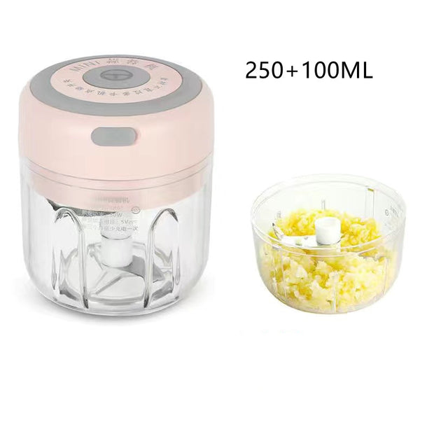 Mini Electric Garlic Chopper USB Charging Ginger Masher