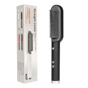 New 2 In 1 Hair Straightener Hot Comb