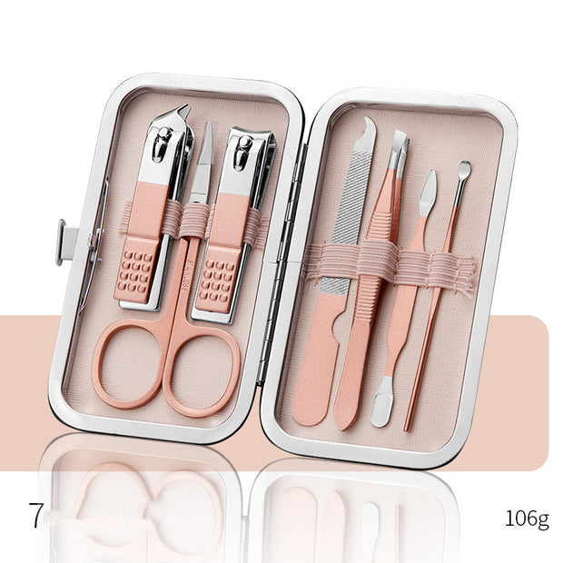 Professional Scissors Nail Clippers Set Ear Spoon